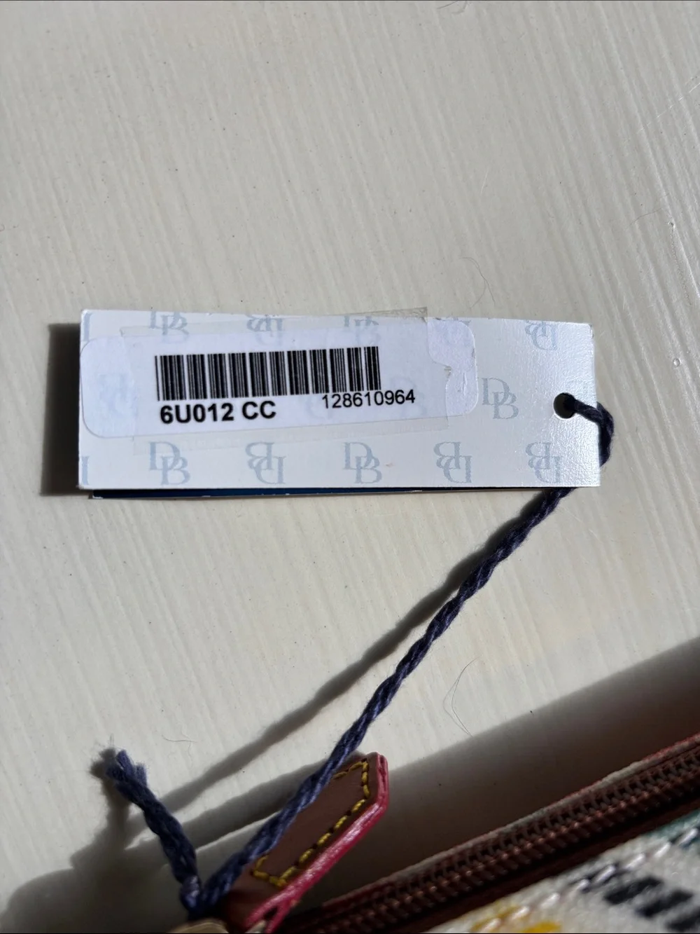 Dooney & Bourke Multicolor Plaid Roll Cosmetic Case